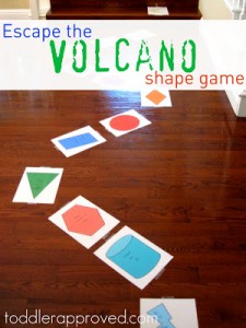 escape the volcano shape game